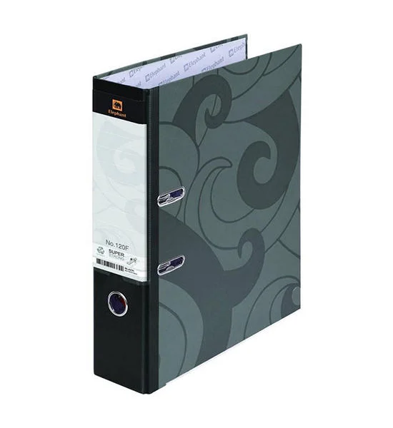 ELEPHANT Lever Arch File F4 3-Inch Spine Black Оригинал