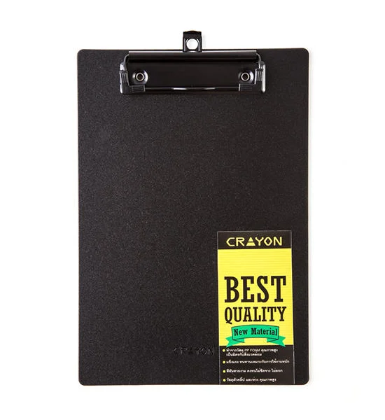CRAYON Clip Board PP Foam A5 Black Оригинал