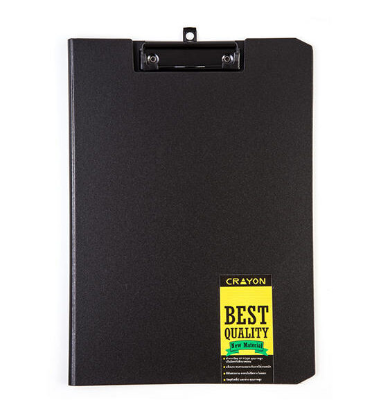 CRAYON Cover Clip Board A4 Black Оригинал