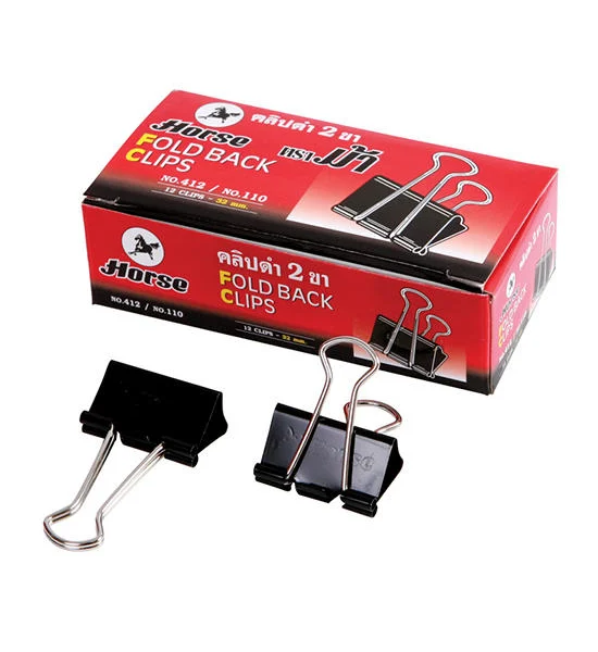 HORSE Binder Clip 1 1/4" (12/Box) Оригинал
