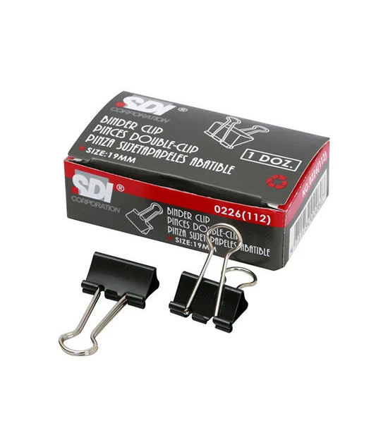 SDI SDI คลิปดำ รุ่น 0226 ขนาด 3/4" (กล่อง 12 ตัว) Оригинал