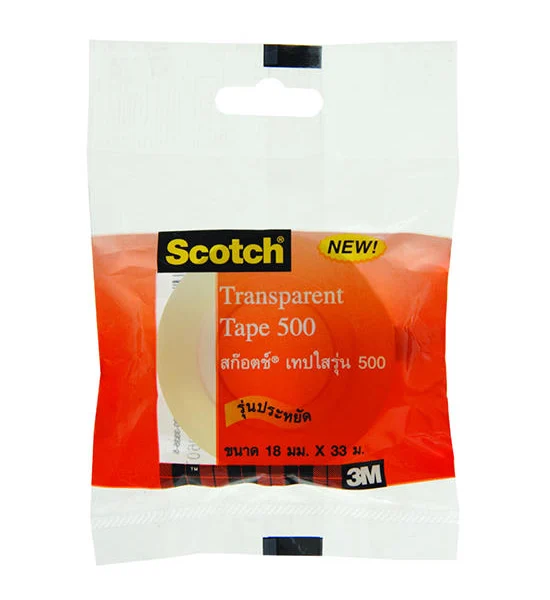 SCOTCH SCOTCH Transparent Tape 1" Core 18 mm. x 33 m. Оригинал