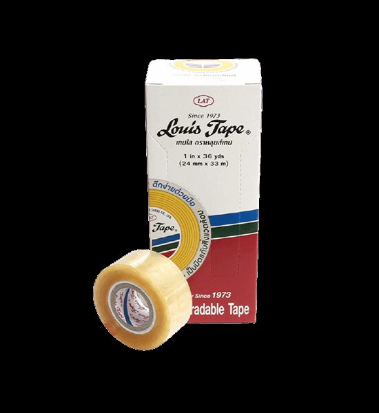LOUIS Transparent Tape Core 1" 1"x36y (6/Pack) Оригинал