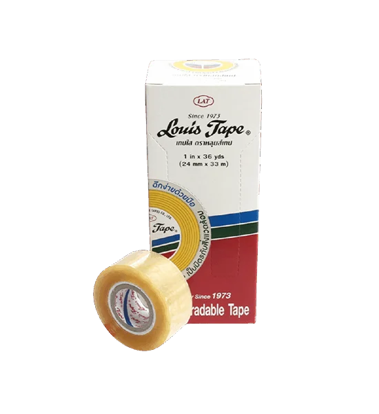 LOUIS Transparent Tape Core 1" 1"x36y (6/Pack) Оригинал