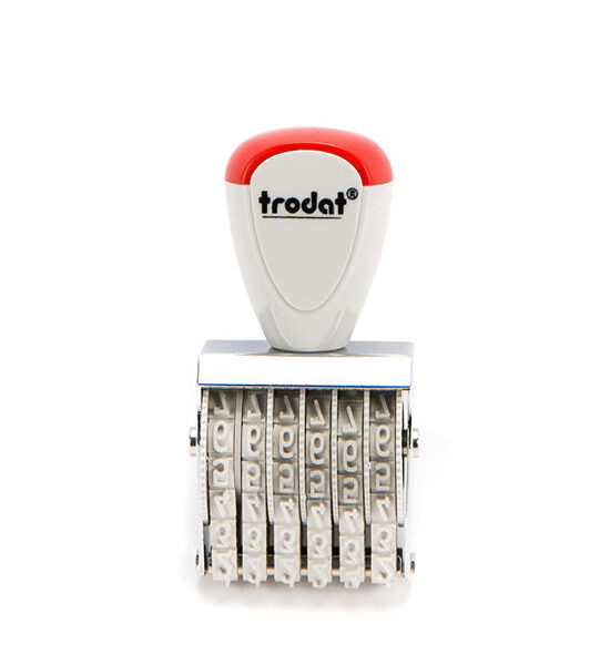 TRODAT Number Stamp 6 Digits 4mm. Оригинал