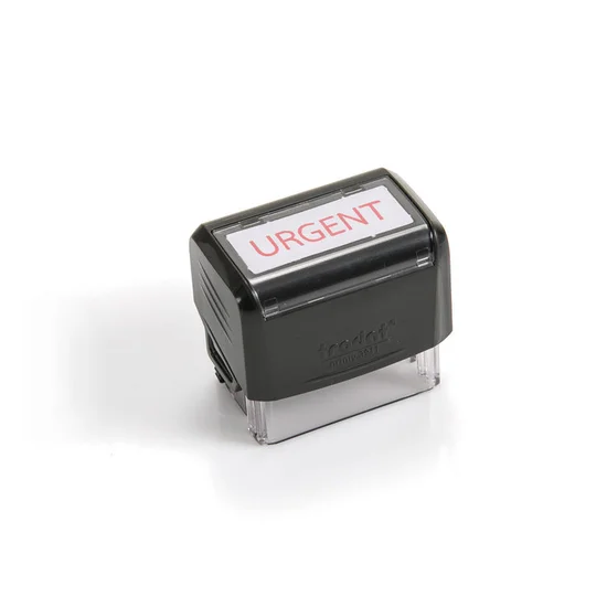 TRODAT Text Rubber Stamp URGENT Red No.1103 Оригинал