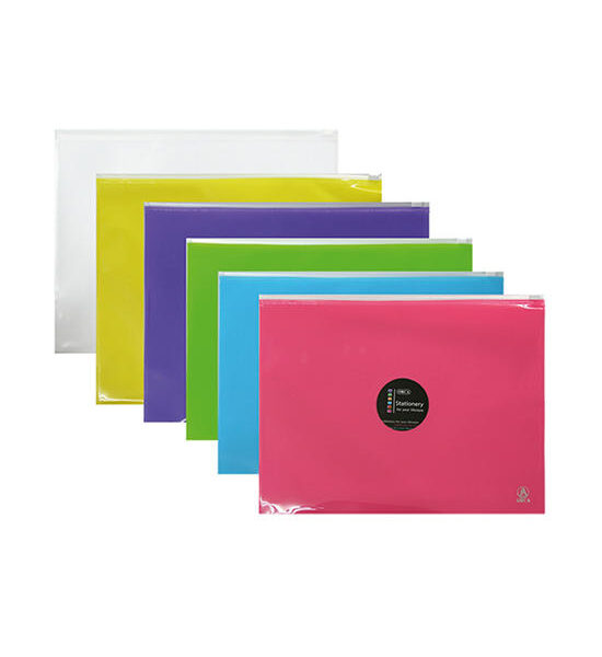 ORCA Zip Plastic Pocket A4 Pink Оригинал