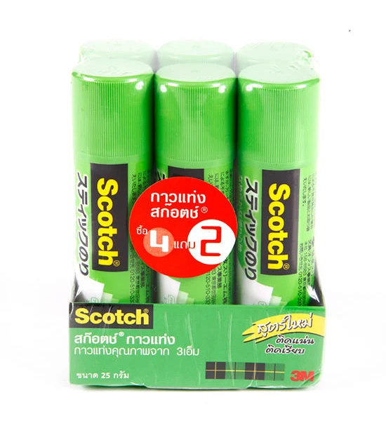 SCOTCH Glue Stick 25 g. (6/Pack) White Оригинал