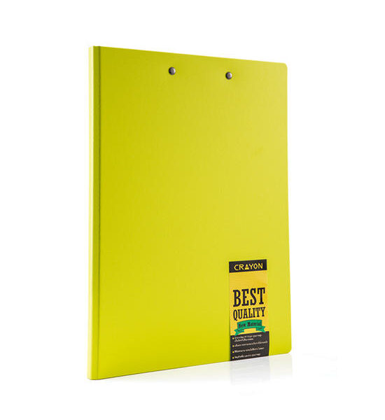 CRAYON Clip File with Board Green Оригинал