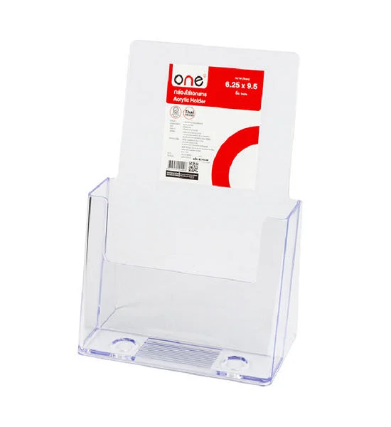 @ONE ONE Acrylic Brochure Holder A5 6.25x9.5" Оригинал
