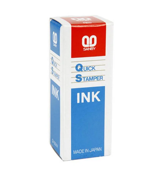 SANBY SANBY Quick Stamper Refill Ink 10 cc. Red Ink Оригинал