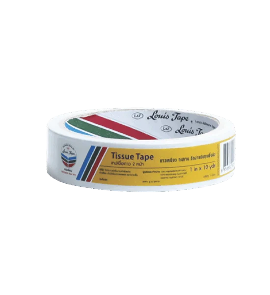 LOUIS LOUIS Double Coated Tissue Tape Core 3 inches Size 3/4 inches x 10 yards Оригинал