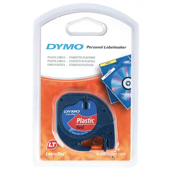 DYMO Plastic Tape 12mm.x4m. Green Оригинал