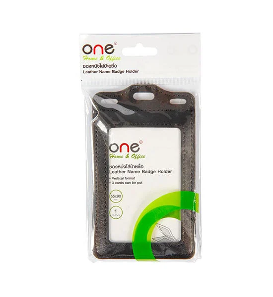 @ONE Name Badge Holder 55x90 mm. Black Оригинал