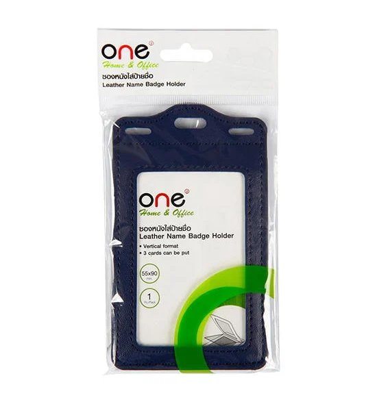 @ONE Name Badge Holder 50x90 mm. Blue Оригинал