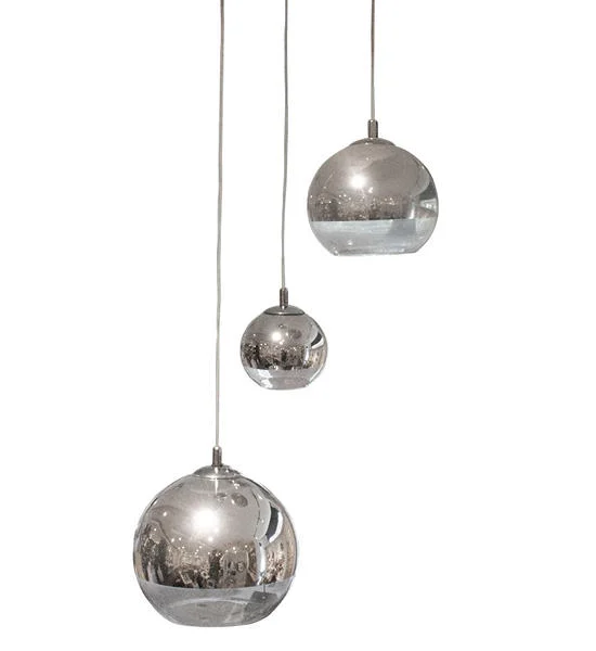 RINA HEY Chrome Pendant Lamp AZORES/3 Оригинал