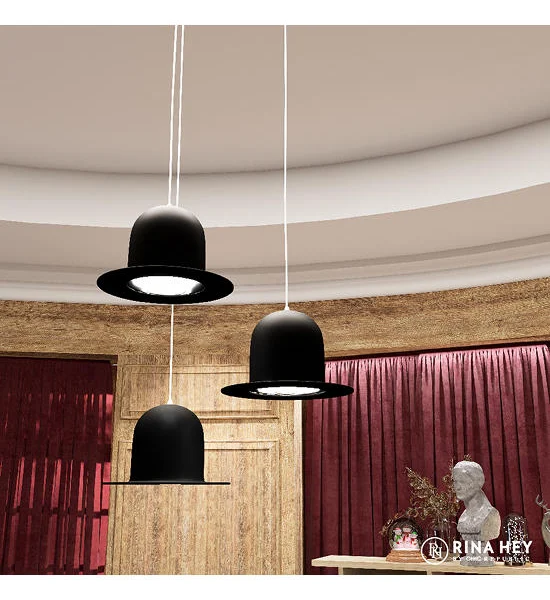 RINA HEY Black Pendant Lamp LODZ/3 Оригинал