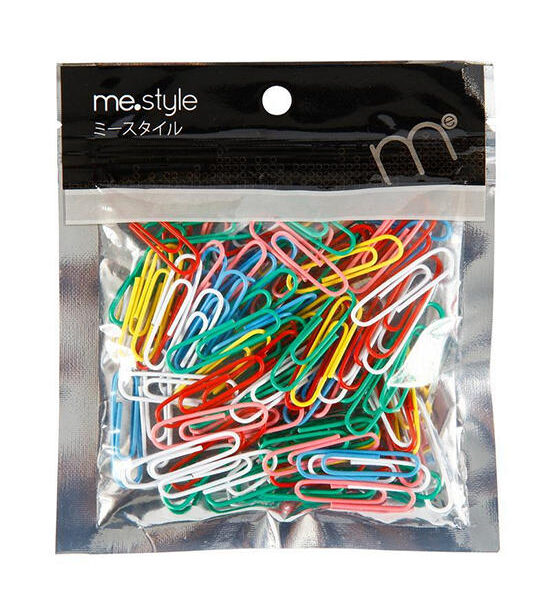 ME.STYLE ME.STYLE Paper Clip 33 mm. 100233 Asst. Colors (100 Pcs./Pack) Оригинал
