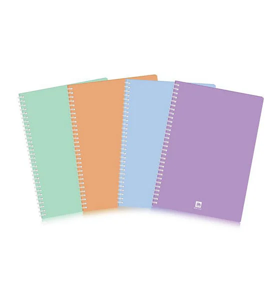 ELEPHANT ELEPHANT สมุดริมลวด B5 70 แกรม 40แผ่น คละสี ปกพลาสติก PP แข็งแรงทนทาน Оригинал