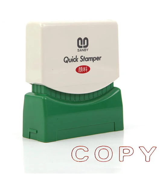 SANBY SANBY Quick Rubber Stamp (COPY) C-17 Red Ink Оригинал