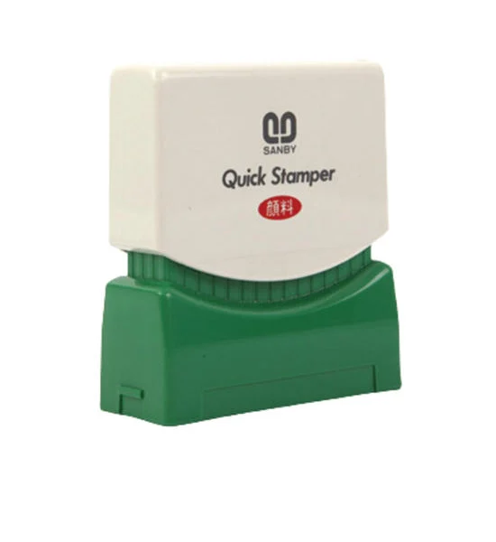 SANBY SANBY Quick Rubber Stamp (CANCELLED) C-2 Red Ink Оригинал