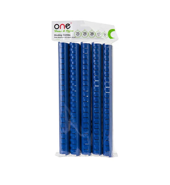@ONE Plastic BindingCombs51mm.(10/Pack)Blue Оригинал