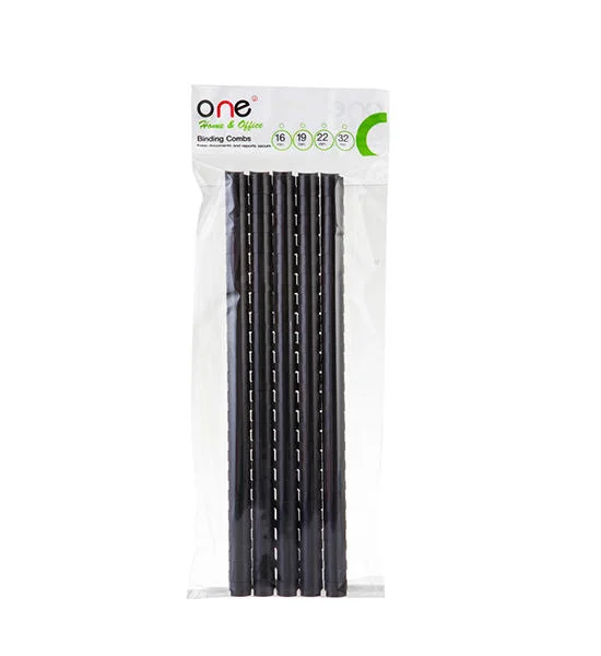 @ONE ONE สันห่วง 16 มม. รุ่น Home&Office สีดำ (แพ็ค 10 อัน) Оригинал