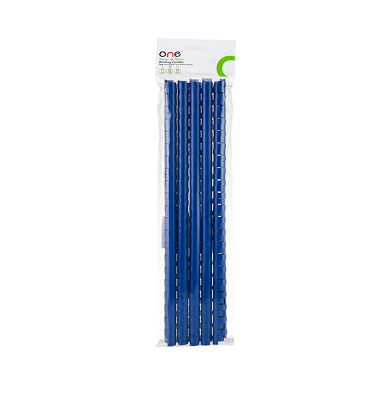 @ONE ONE สันห่วง 12 มม. รุ่น Home&Office สีน้ำเงิน (แพ็ค 10 อัน) Оригинал