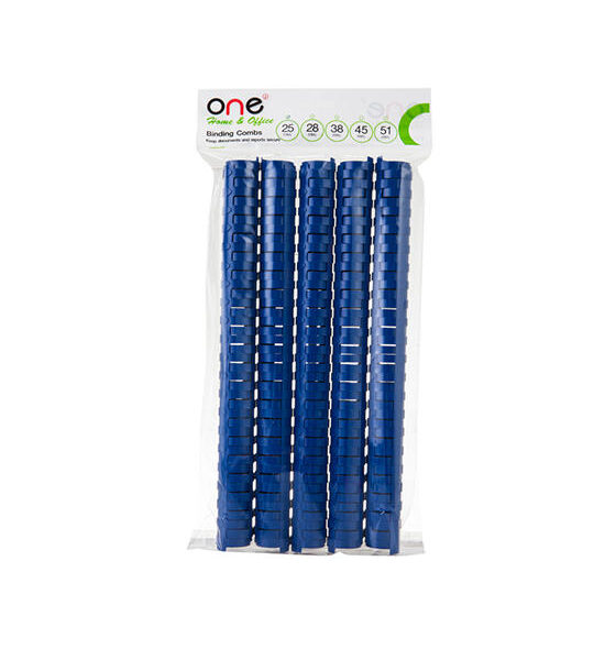 @ONE Plastic BindingCombs25mm.(10/Pack)Blue Оригинал