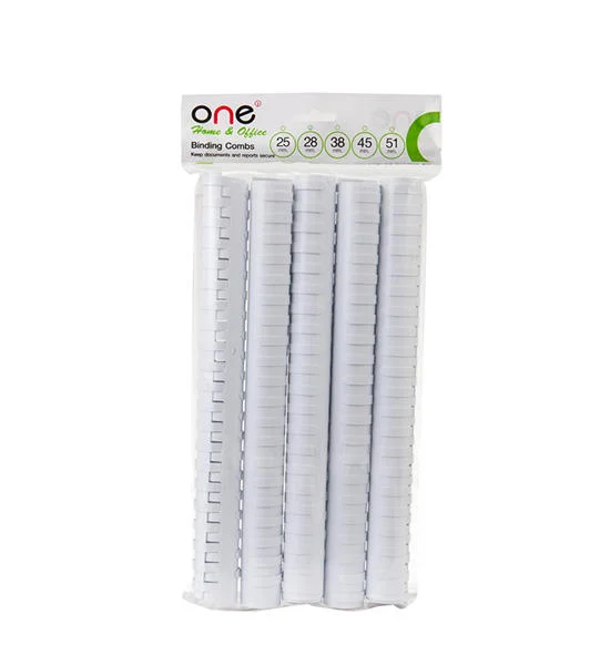 @ONE ONE สันห่วง ขนาด 28 มม. รุ่น Home&Office สีขาว (แพ็ค 10 อัน) Оригинал