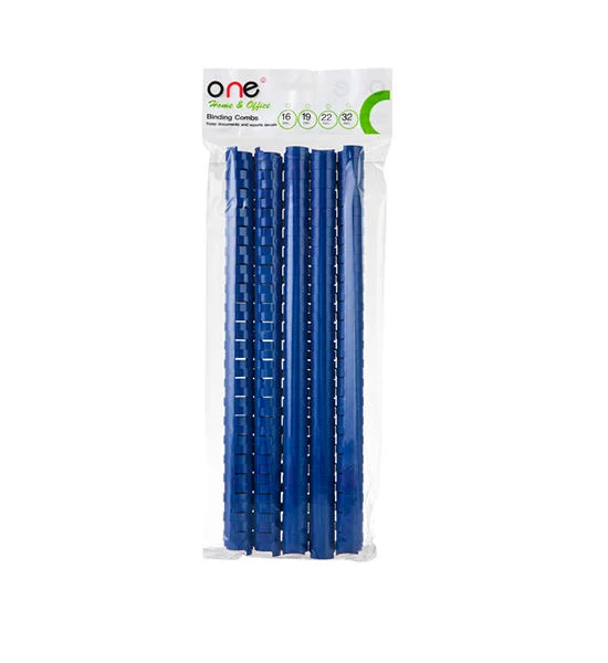 @ONE Plastic Binding Combs19mm.(10/Pack)Blue Оригинал