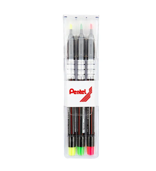 PENTEL Highlighter (3/Pack) Colors. Оригинал