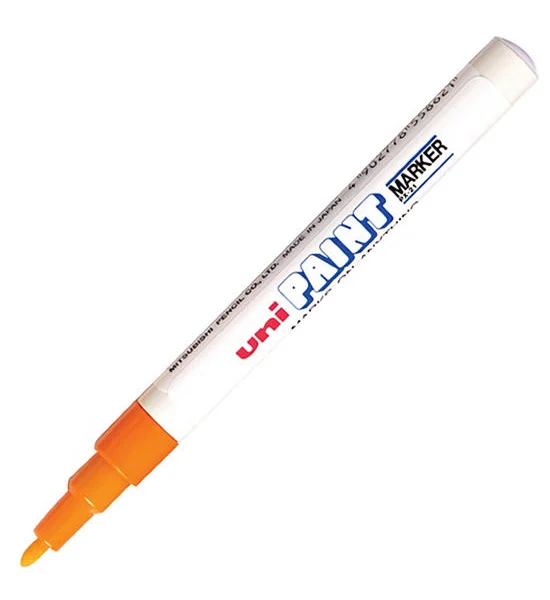 UNI UNI ปากกาเพ้นท์ รุ่น PX-21 สีส้ม ขนาด 0.8-1.2 มม. Оригинал