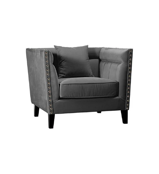 CHIC REPUBLIC Grey 1 Seater Sofa PAULINE/1 Оригинал