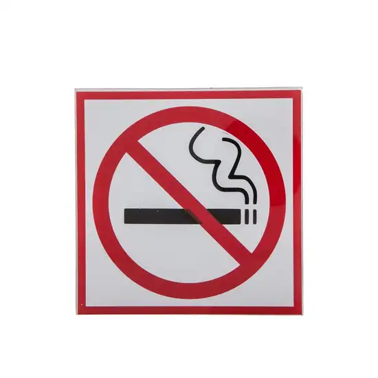 @ONE Symbol Signs 10x10cm. NO SMOKING Оригинал