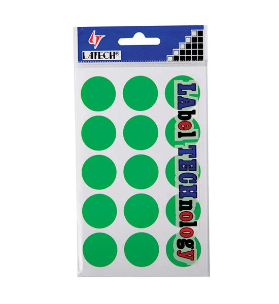 LATECH Paper Sticker (Circle) 25 mm. Blue Оригинал