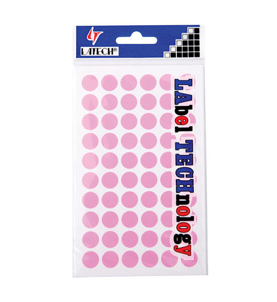 LATECH Paper Sticker (Circle) 12 mm. Green Оригинал