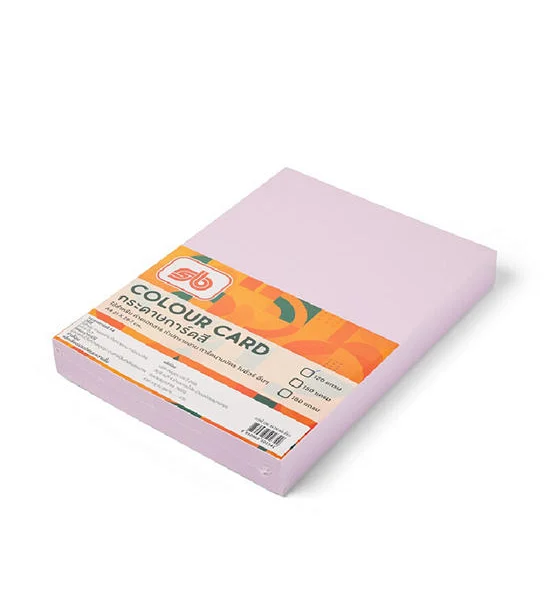 SB SB กระดาษการ์ดสี A4 120 แกรม สีม่วง แพ็ค 250 แผ่น Оригинал