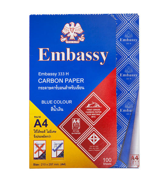 EMBASSY Carbon Paper A4 Blue Оригинал