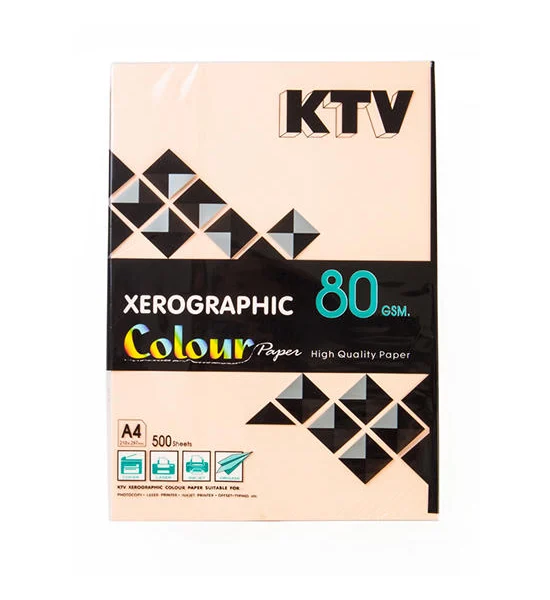 KTV Color Copier Paper A4 80 gsm. Yellow (500/Pack) Оригинал