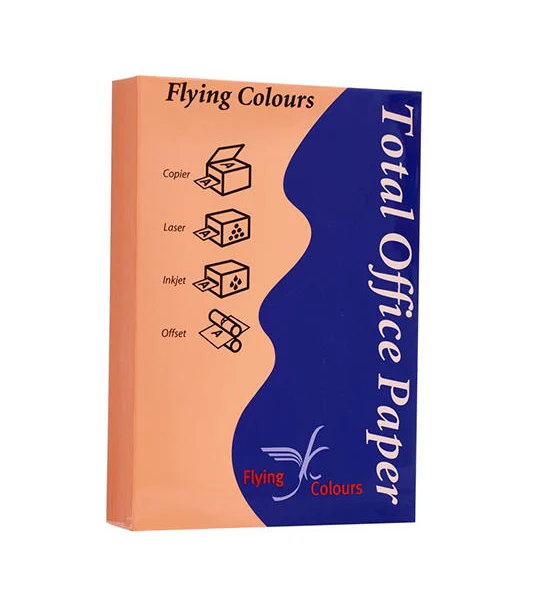Flying Colour Copier Paper #17 A4 80gsm. Salmon (500Sheets) Оригинал