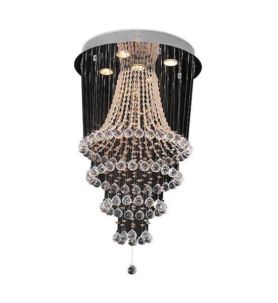 CHIC REPUBLIC Chrome/Clear Chandelier PALAZZO/5 Оригинал