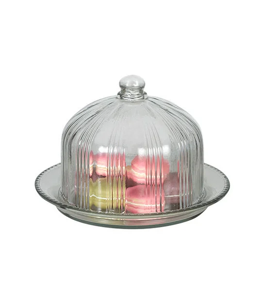CHIC REPUBLIC Clear Cake Stand with Dome BUTLERS Оригинал