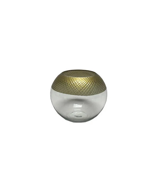 CHIC REPUBLIC Clear with Gold Candle Holder SIERRA/10 Оригинал