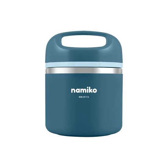 Namiko Dark Blue Stainless steel thermos thermos flask with carry lid 630 ml. model TWS1012 Оригинал