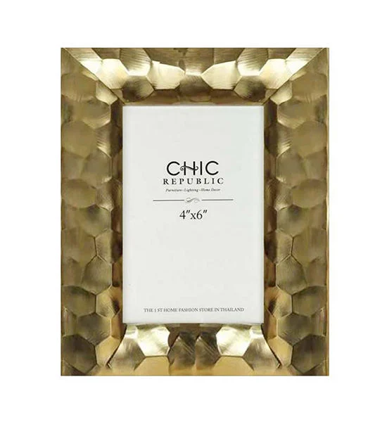 CHIC REPUBLIC Gold Photo Frame RHETTA/4x6 Оригинал