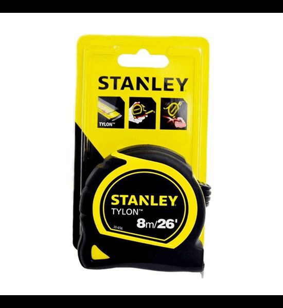 STANLEY STANLEY ตลับเมตร รุ่น TYLON TAPE รุ่น 30-656N สีดำ-เหลือง ความยาว 8 เมตร Оригинал