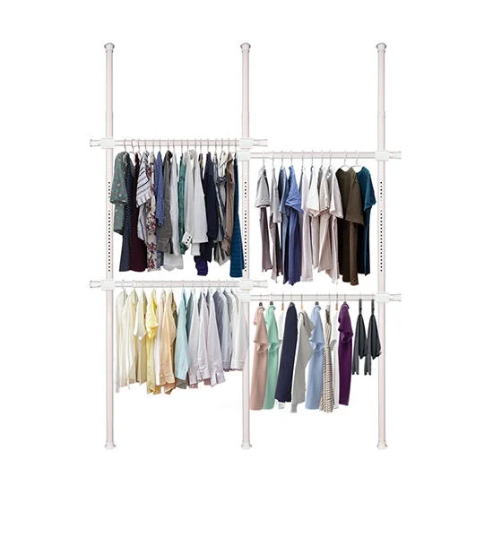 TUGU PURE WHITE CLOTHES RACK WITH 4 BARS TUGU Оригинал