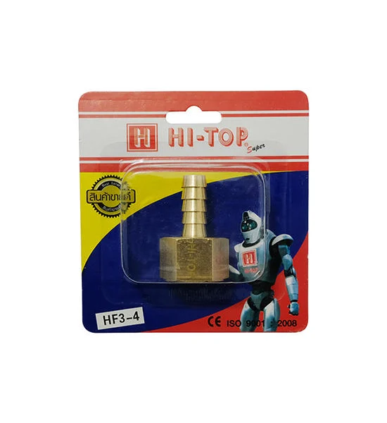 Hi-Top Gold Brass Connector Tube-Female HF 3-4 Size 3/8 - 1/2 Inch Оригинал