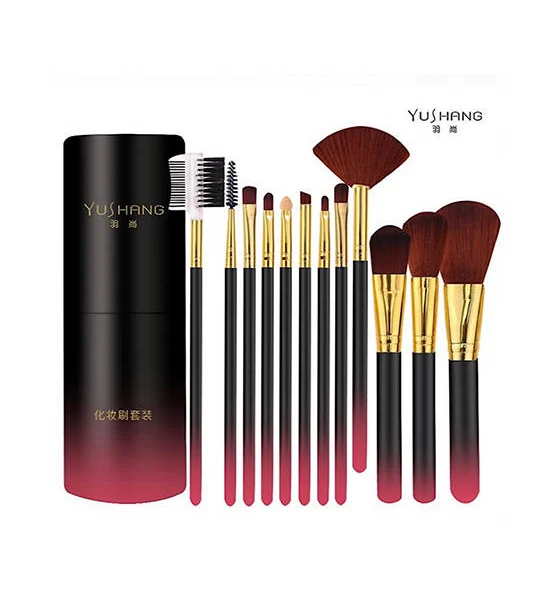 Chiranatda Black 12 pcs makeup brush set Оригинал